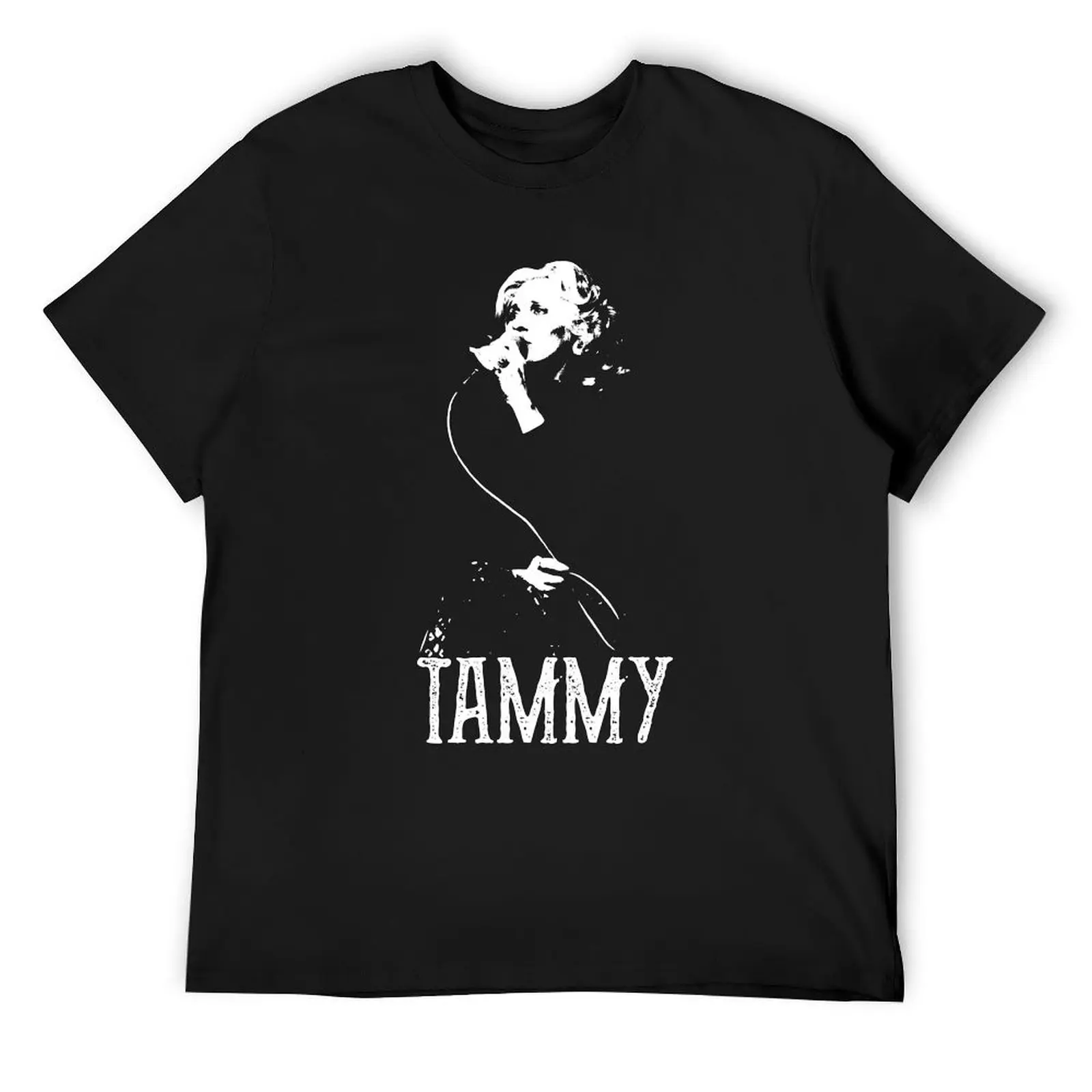 Tammy - White Stencil T-Shirt oversized oversized t shirt baggy shirts shirts graphic tee men