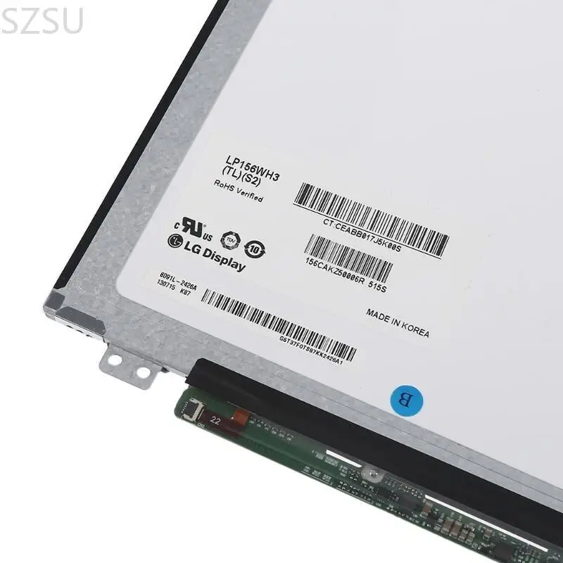 

SZSU подлинный 15,6 -дюймовый IPS ЖК -экран 1366x768 EDP 40pin для LP156WH3 TL для матри