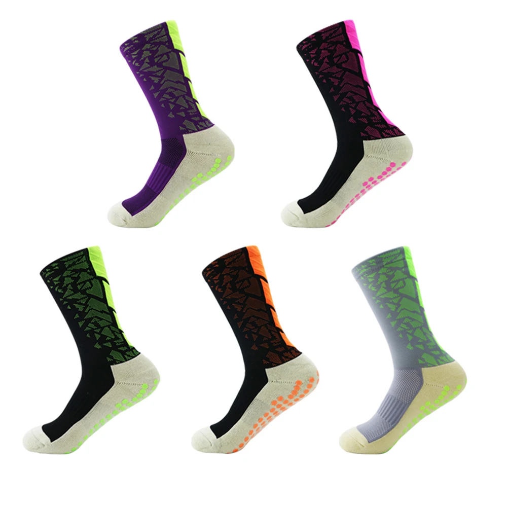 Football socks Non-slip design Mountain bike sports socks Outdoor activities leisure running fitness jump rope basketball