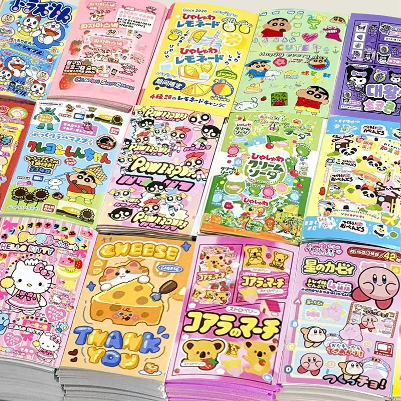 300pcs Cartoon Sanrio Crayon Shinchan Cute Sealing Stickers Packaging Express Card Unpacking Decoration Gift Packaging Stickers