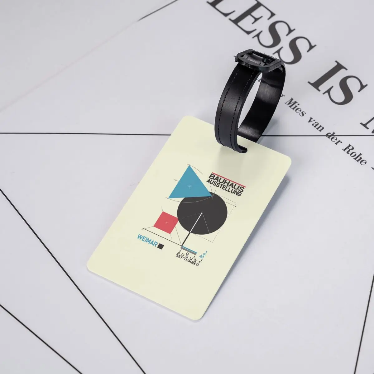 

Бирки для багажа в стиле Баухаус: аксессуары для чемоданов, этикетки для путешествий, держатели для идентификационных бирок, именные бирки с адресом