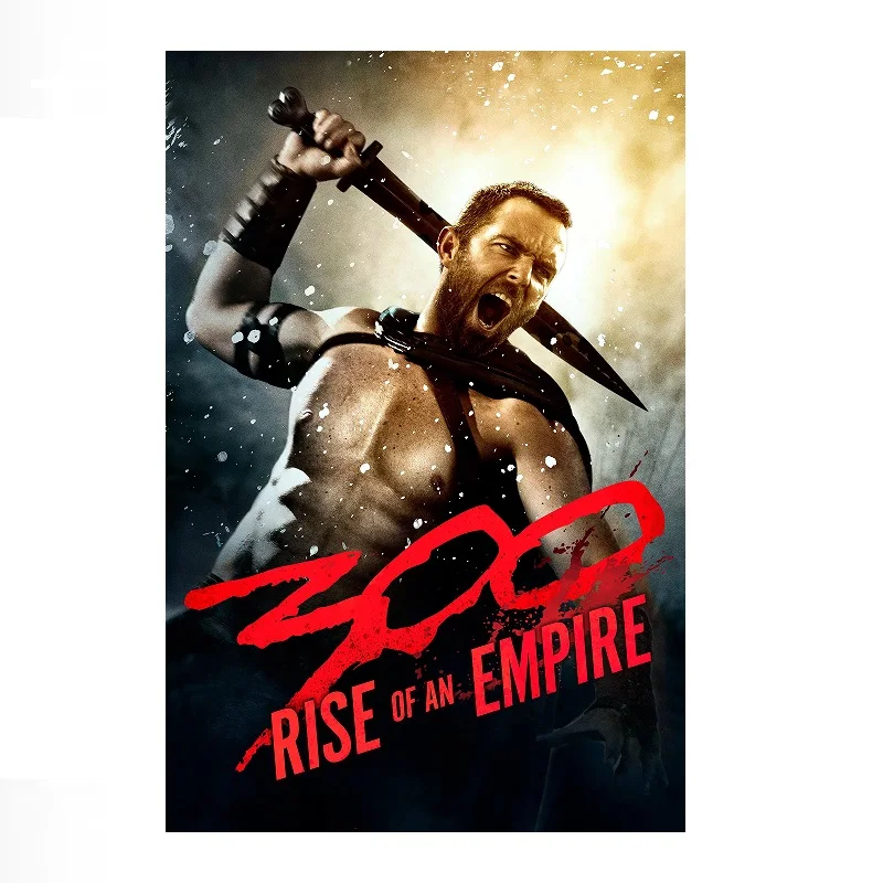 300 Rise of an Empire Movie, Print Art Canvas Poster, For Living Room Decor Home Wall Picture