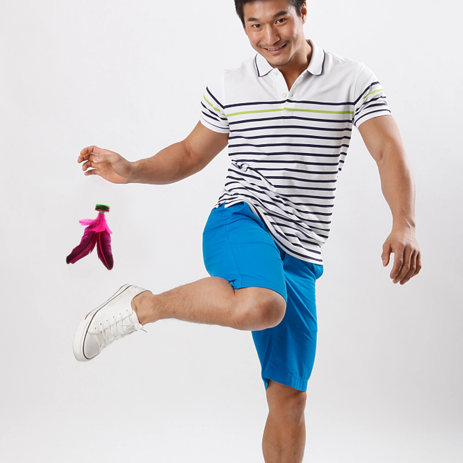 

3pcs Funny Kick Shuttlecocks For Students Leg Exercise Game Jianzi Chinese Kicking Shuttlecock Sport Outdoor