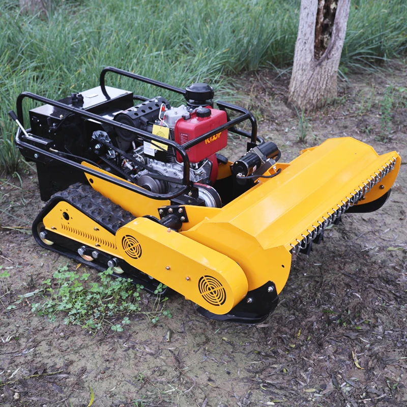 Customized Wireless robotic lawn mowers suitable for various settings such as agricultural orchards and parks CE/EPA  certified