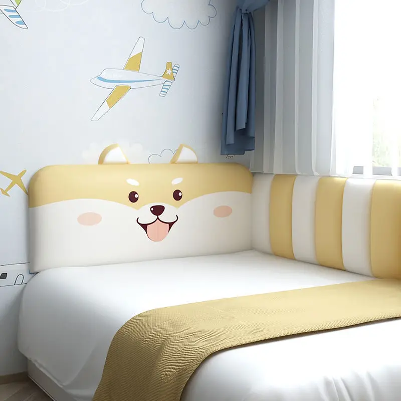 Cartoon Animal Bed Headboard Childern Bedroom Furniture Anti-collision Wall Panels Cabecero Cama Tete De Lit Bed Head