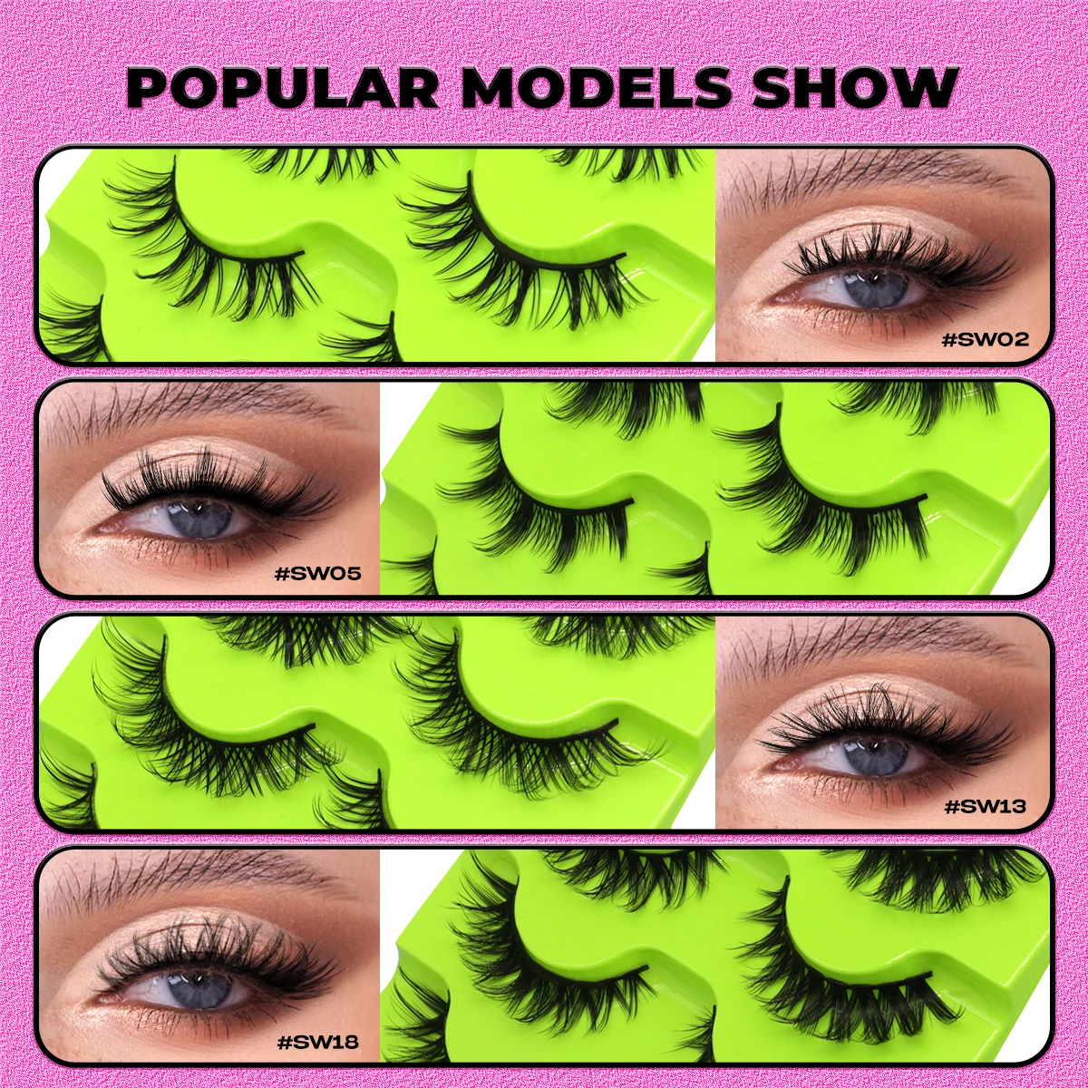 湿度-自然なミンクの髪で作られた3Dつけまつげ,5ペア