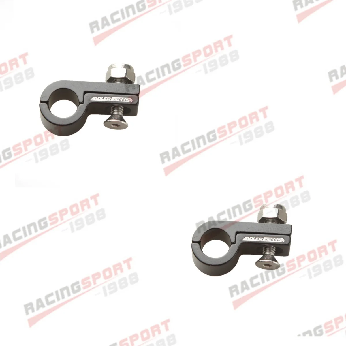 

2 шт. 4AN-4AN AN4 алюминиевый линейный хомут (внутренний диаметр 11,1 мм), адаптер для хомута для шланга, черный