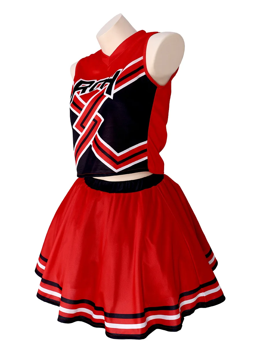 Takerlama RCH مطبوعة المشجع موحدة جلب على تأثيري المرأة فستان بتصميم حالم تانك القمم تنورة صغيرة هالوين زي الملابس #3