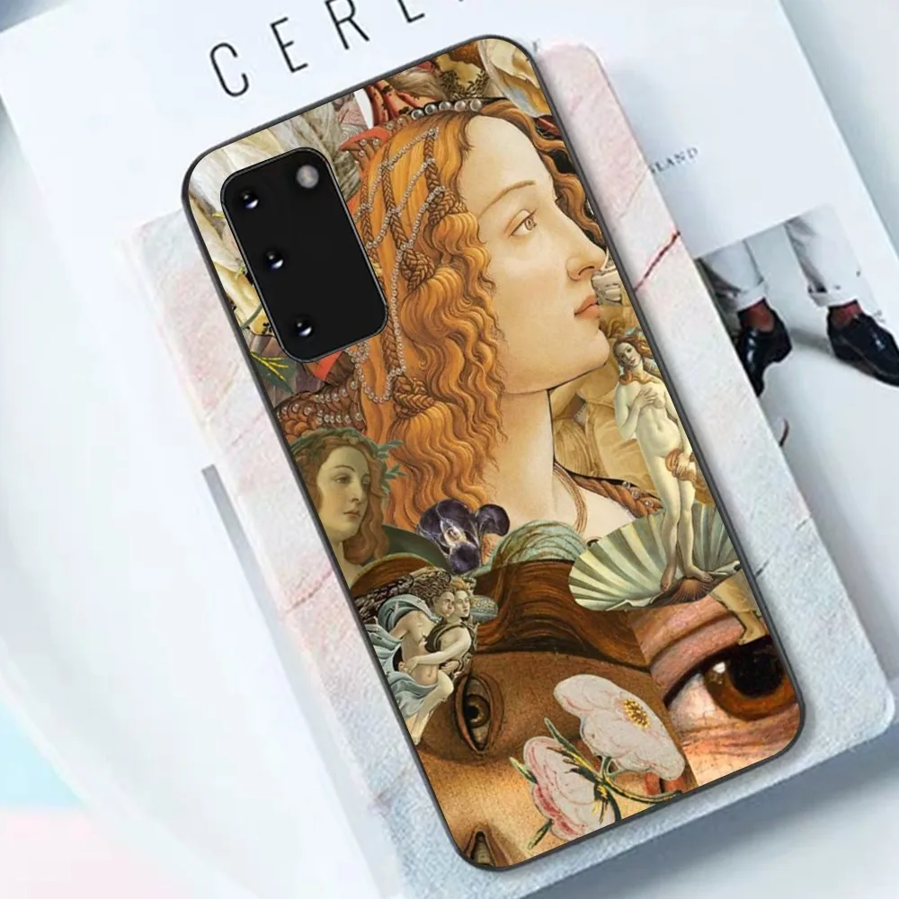 Art Painting The Birth Of Venus Phone Case For Samsung A 13 21 30 31 32 51 52 53 70 for Huawei Honor 50 60 70 for OPPO vivo