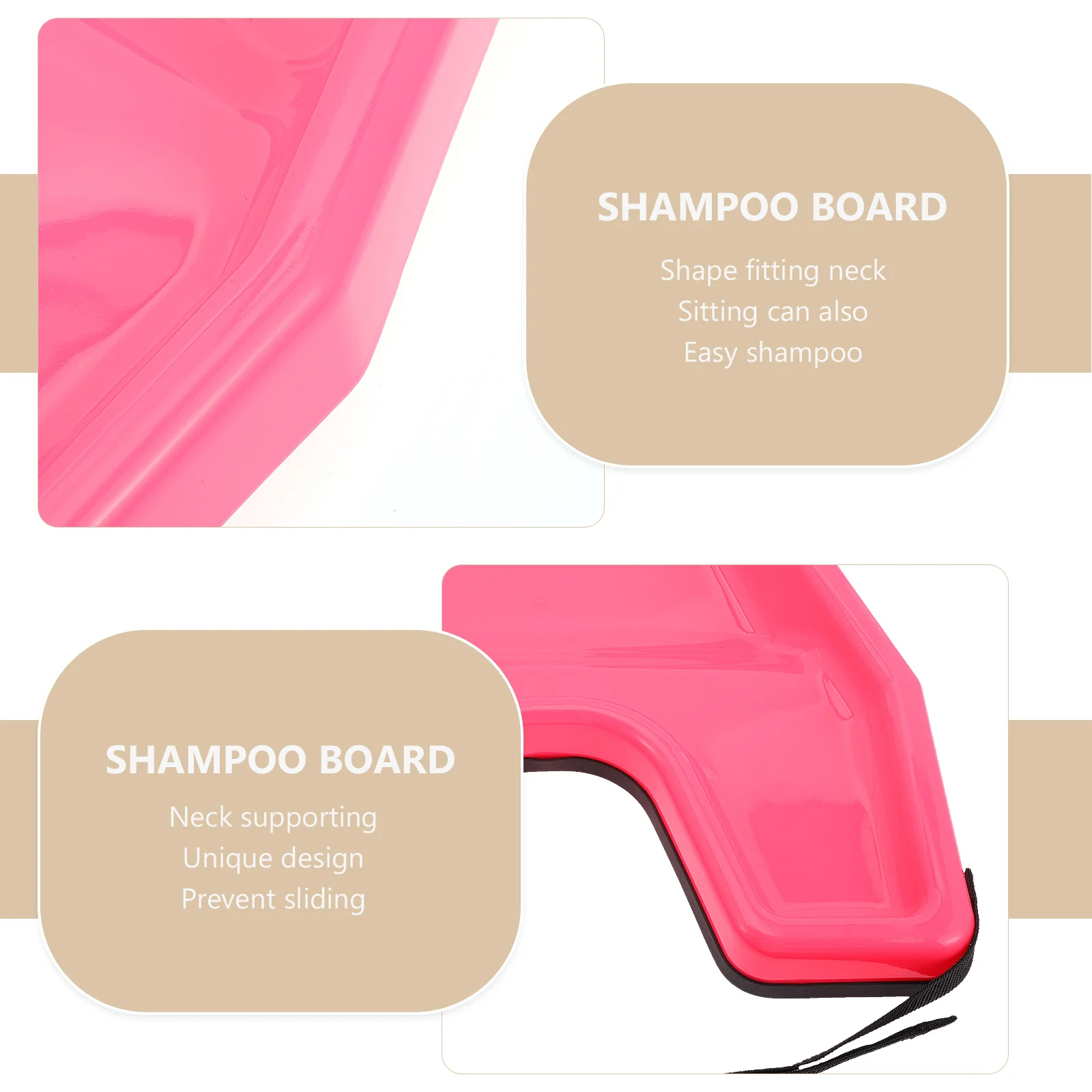 

Salon Professional Portable Plastic Hair Washing Tray Shampoo Tray for Home Use Durable Wear-Resistant Design Prevents Slippage