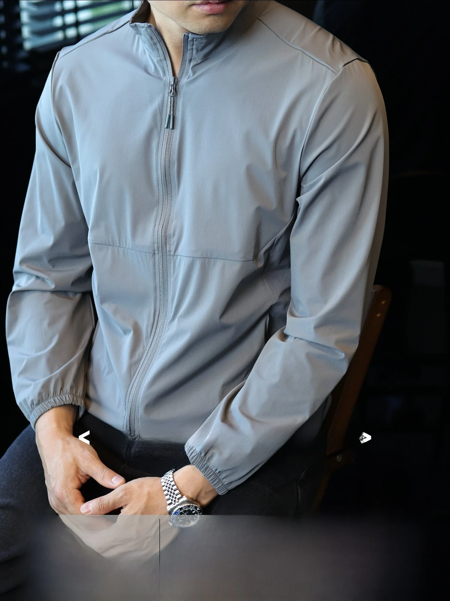 lightweight-ice-silk-sun-protection-jacket-men's-quick-dry-business-commuting-fishing-outdoor-coat-summer-thin-stand-collar