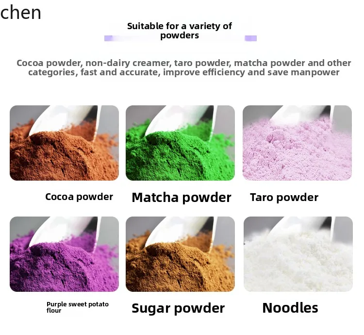 HXL آلة مسحوق الفاكهة الكمية التجارية اسطوانة مزدوجة التلقائي معدات الشاي الحليب آلة مسحوق الفاكهة