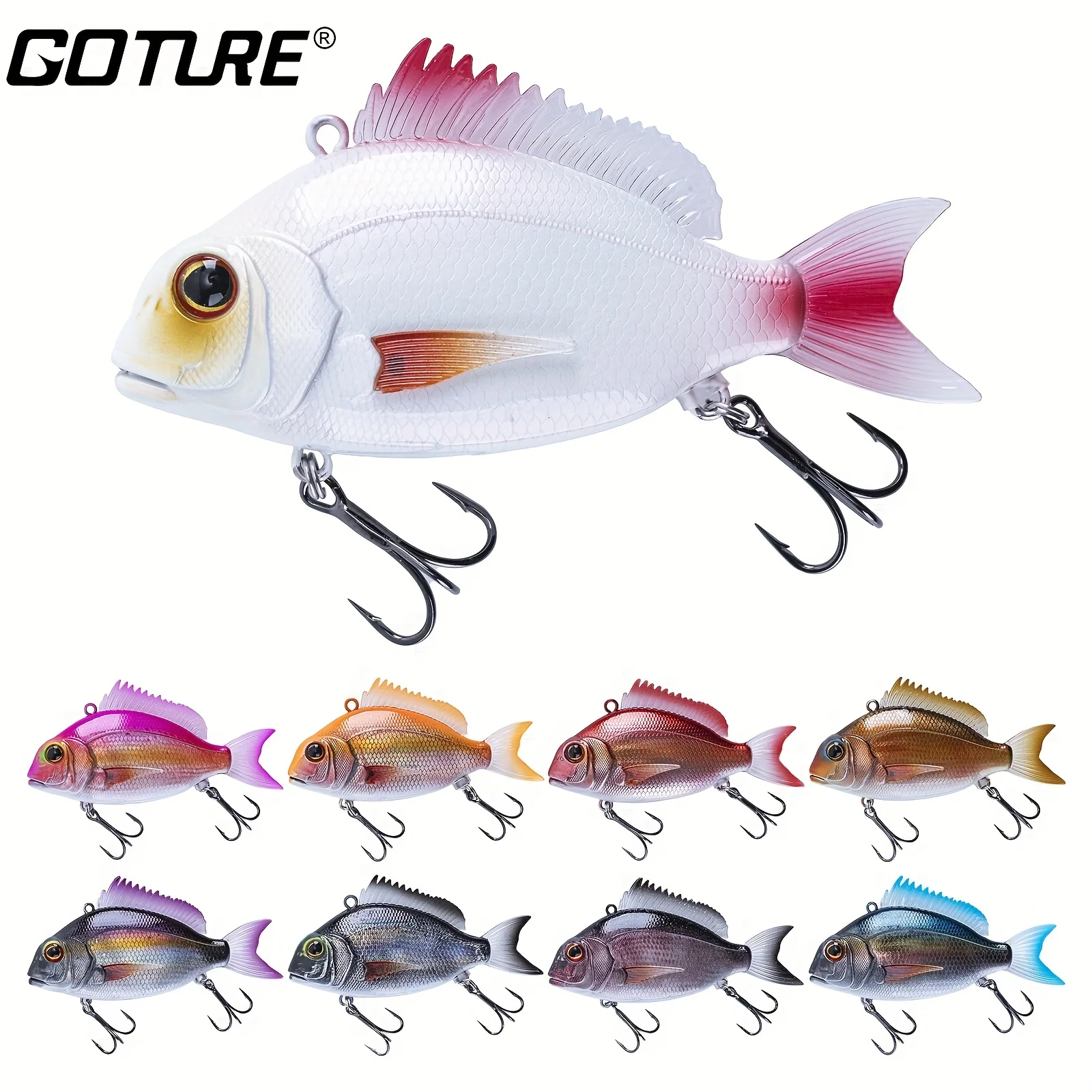 Goture Swimbait VIB – Señuelo de hundimiento con impresión 3D - imagen 3