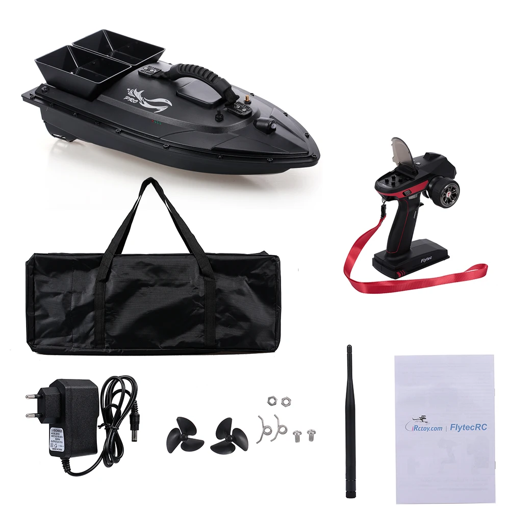 

Flytec V500 RC Fishing Bait Boat Electric 500M Distance Remote Control Boat 5200MAH Carp Fish Nesting Smart Nest Ship