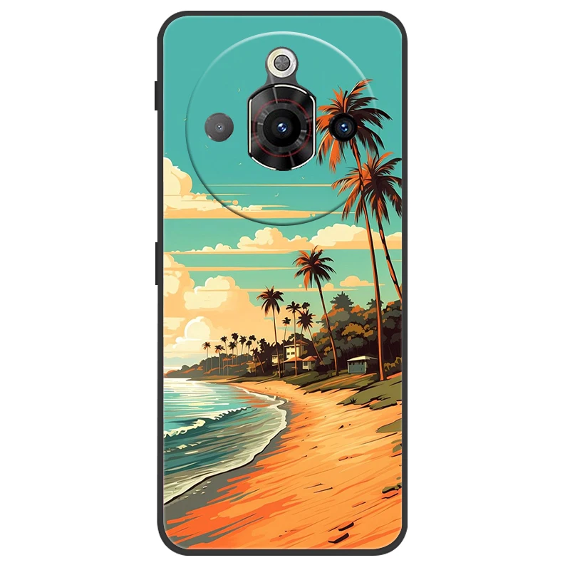 حافظة لهاتف ZTE Nubia Focus Pro حافظة فاخرة مطلية بالسيليكون غطاء خلفي لهاتف ZTE Nubia Focus Pro حافظة حماية كاملة كاباس