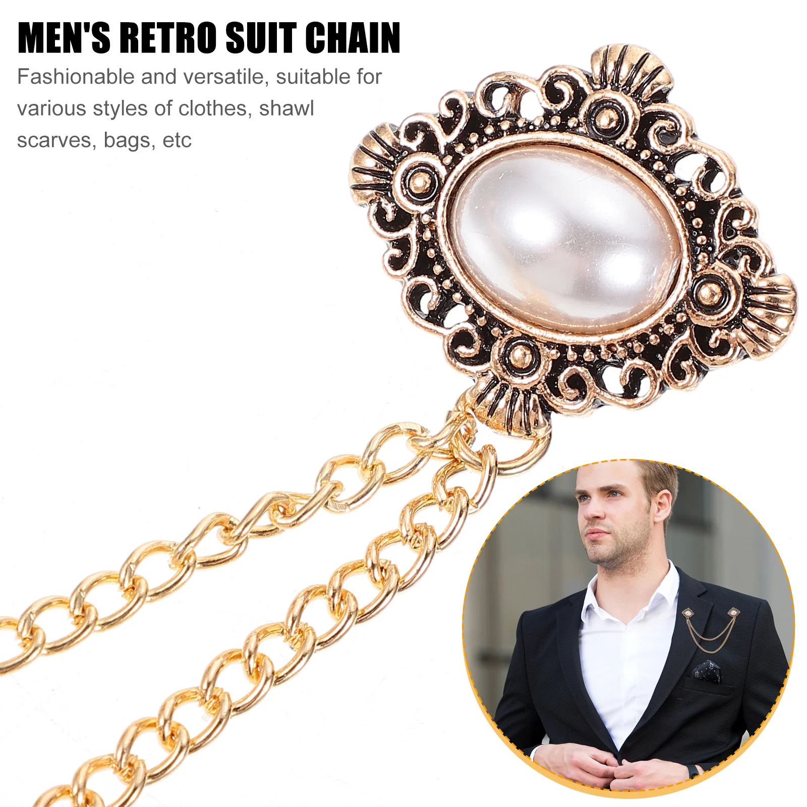 

2pcs Alloy Brooch Pins Simple Elegant Design Lightweight Clothes Accessories For Women Pin Suit Scarf Shawl Decor