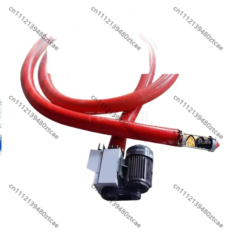 Household Grain Vacuum Conveyor, High Power Auger Suction Machine, PortableGrainLoaderforWheatCornRiceTransportation and Feeding