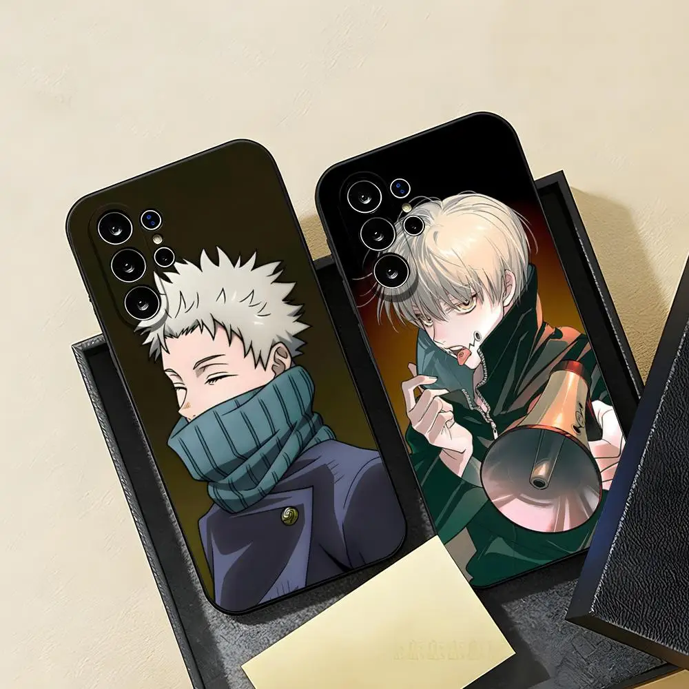 Anime Jujutsu Kaisen Inumaki Toge Phone Case For Samsung A57 A37 A17 A56 A36 A26 A16 A25 A35 A55 A34 A24 A54 Black Soft Shell