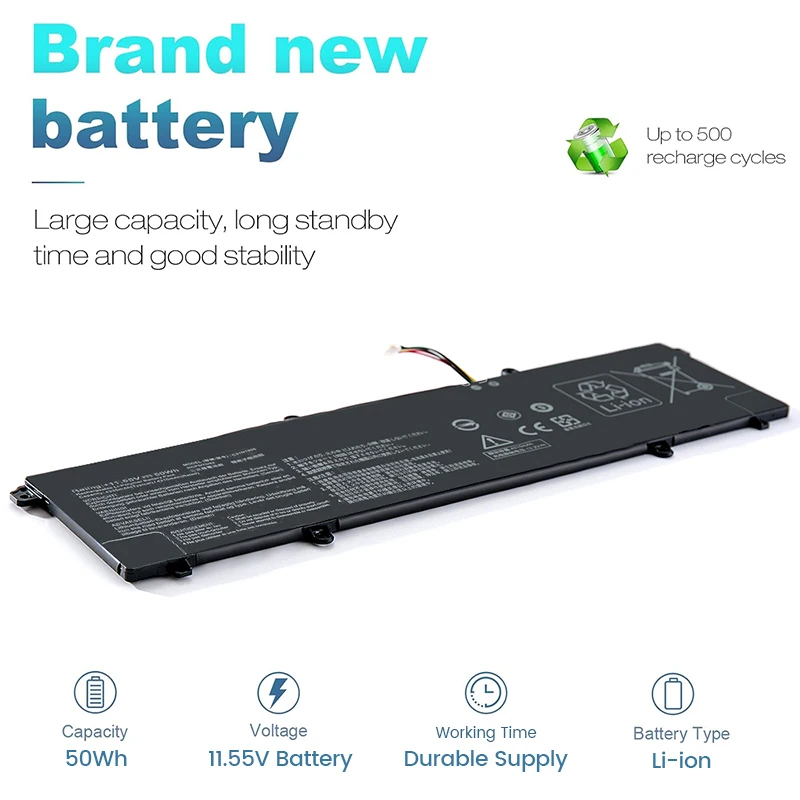 90Wh C41N2109 Laptop Battery For ASUS ROG Flow X16 GV601R GV601RW GV601RE ROG Strix G16 G614J G614JV ROG Strix SCAR 16 Series