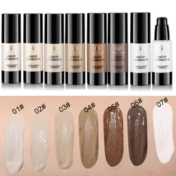 6 color Powder Foundation long-Lasting Waterproof, Moisturing Sweat resistant and easy to open Oil-control concealer