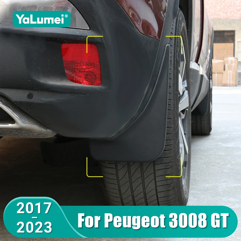 Für Peugeot 3008 GT 2017 2018 2019 2020 2021 2022 2023 Auto Schmutzfänger Spritzschutz Kotflügelschutz Zubehör
