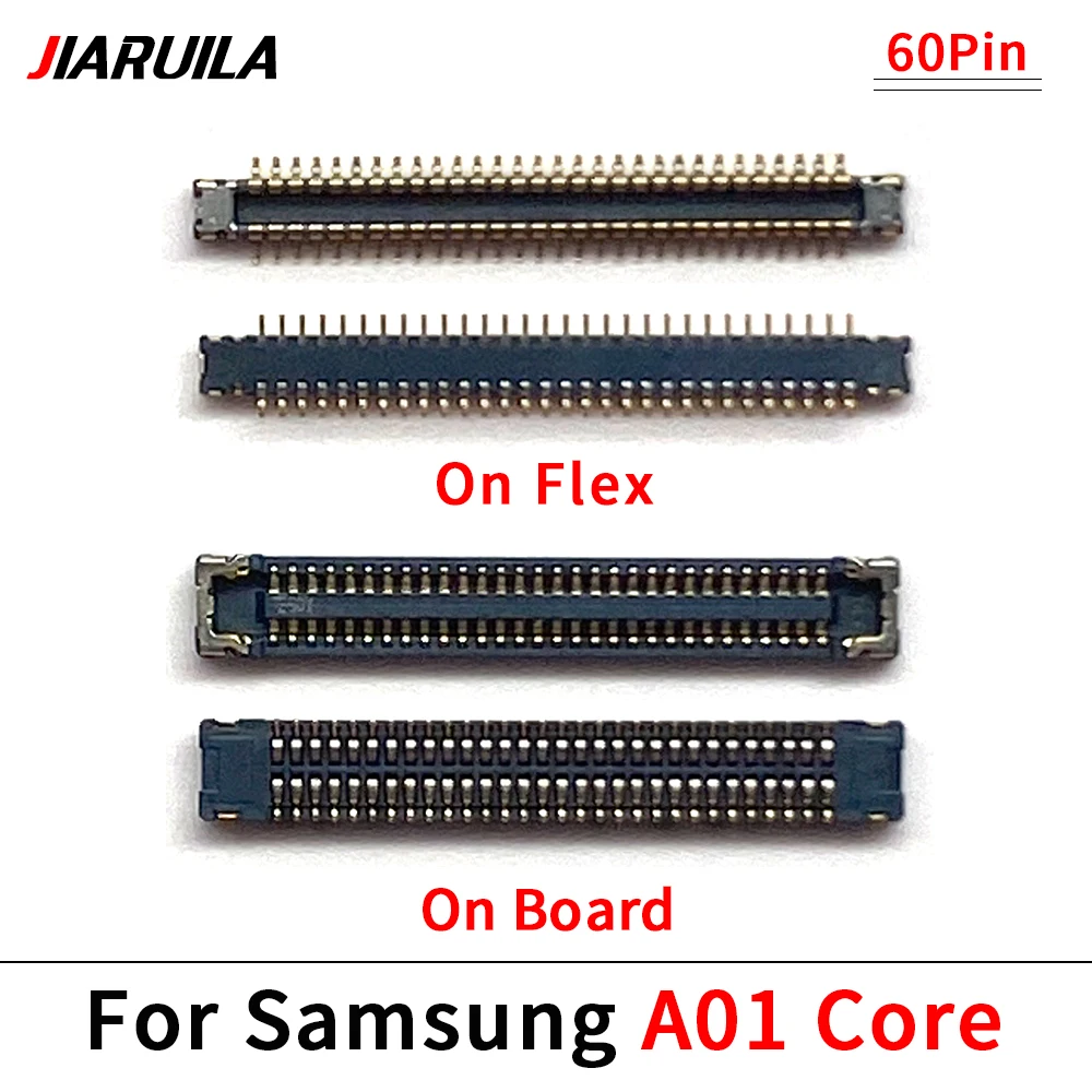 LCD FPC Connector for Samsung, Display Screen on Motherboard, A02S, A01, A03 Core, A03S, A10S, A32, 4G, 5G