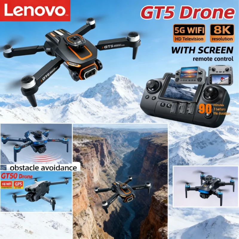 Drone Rc Gt50 - Lenovo 8K GT8 GT50 GT5 M6