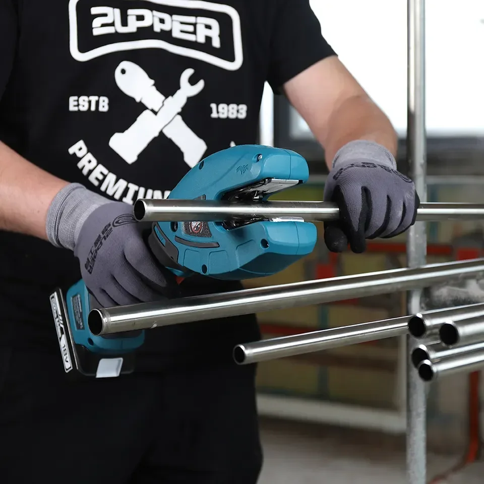 ZUPPER MC-1228 Lithium Battery Power Cordless Portable Stainless Steel Tube Cutter Copper Tubing Cutter