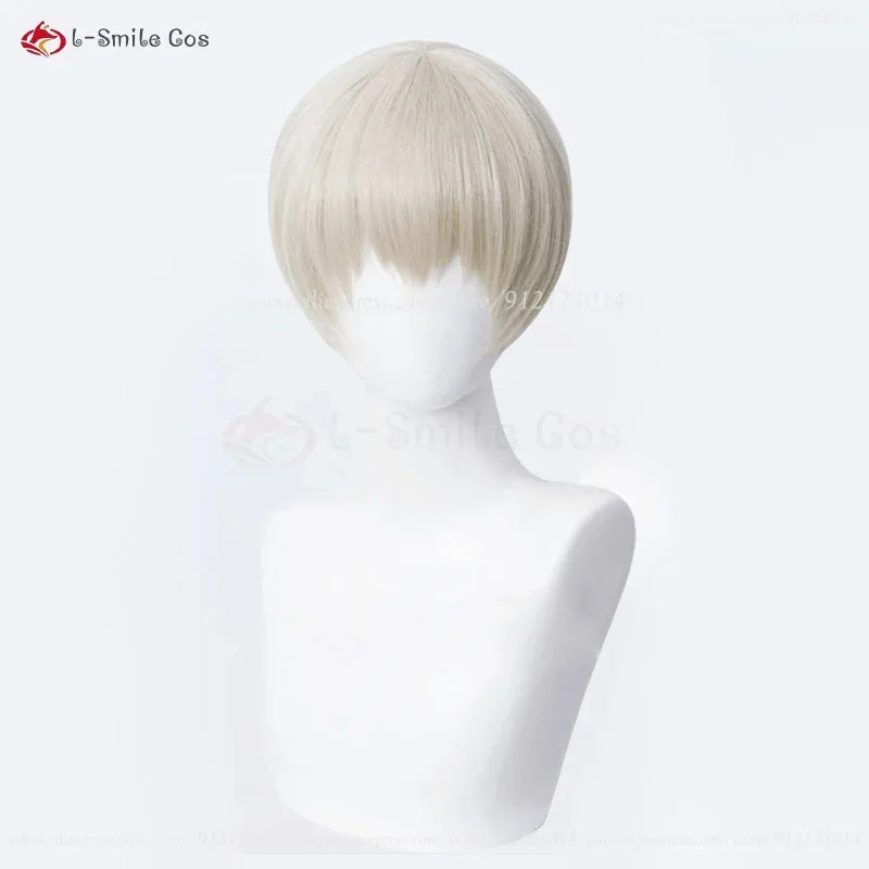 CyInumaki Toge Cosplay Wig Anime Cosplay 28cm Short Inumaki Toge Wig Heat Resistant Hair Role Play Wigs + Wig Cap view 4