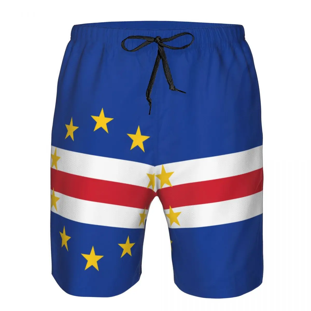 

2022 Summer Men's Swimwear Shorts Cape Verde Flag Beachwear Swim Trunks Men Swimsuit