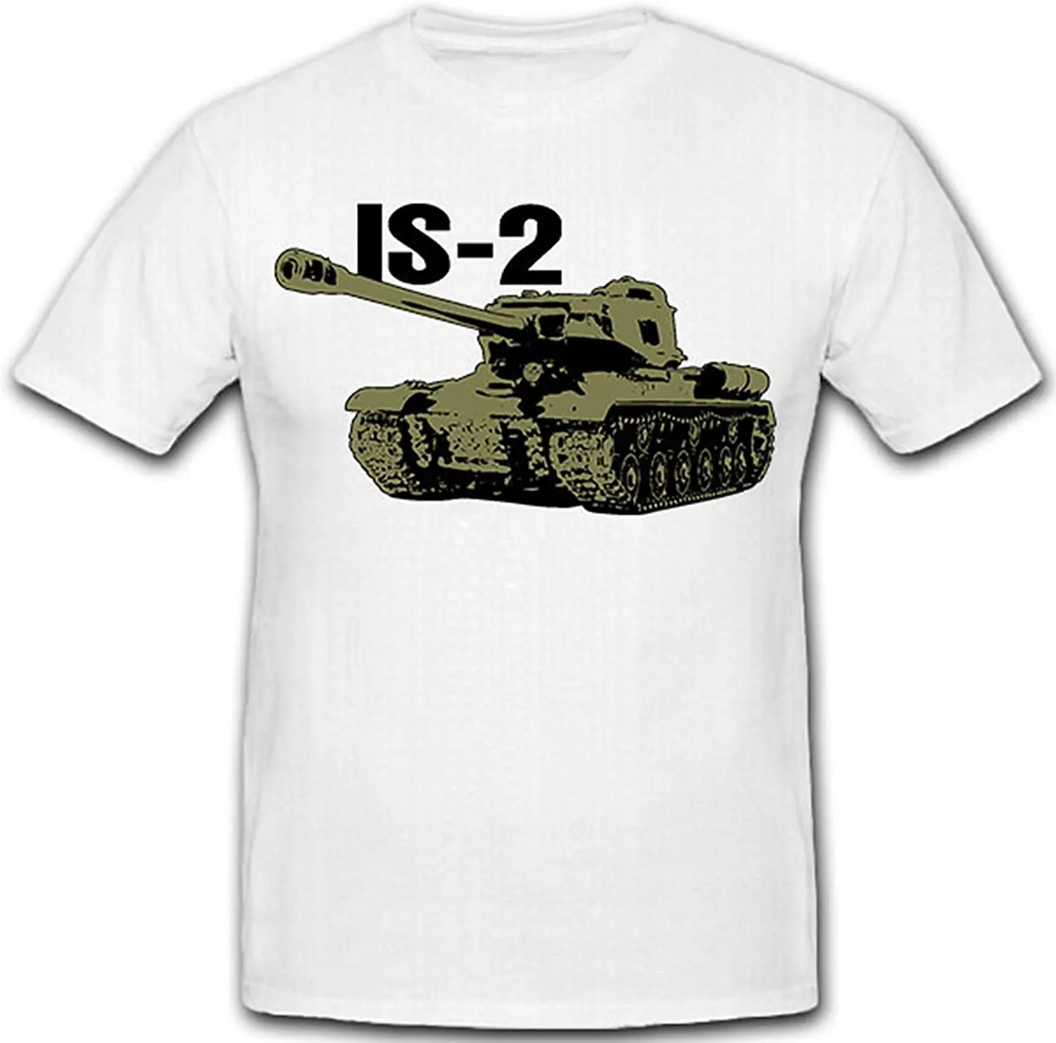 Heavy Tank JS2 Joseph Stalin Russia Eastern Front WWII Men T-Shirt Short  Casual  COTTON  Harajuku  Tshirt