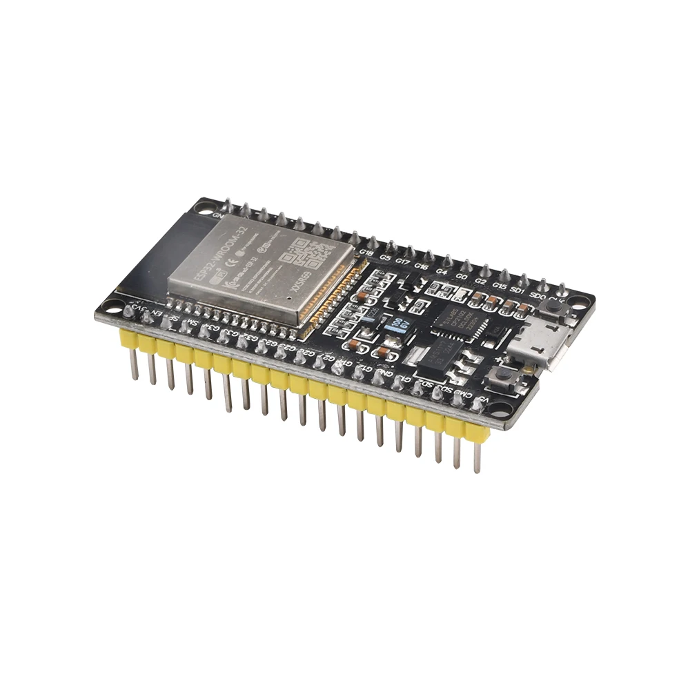 3 stuks 38-pins ESP32 NodeMCU WiFi Bluetooth-modules ESP32 WROOM 32 Development Board met CP2102 compatibel met Arduino Micro USB-aansluiting 3 stuks 38-pins ESP32 NodeMCU WiFi Bluetooth-modules ESP32 WROOM 32 Development Board met CP2102 compatibel met Arduino Micro USB-aansluiting