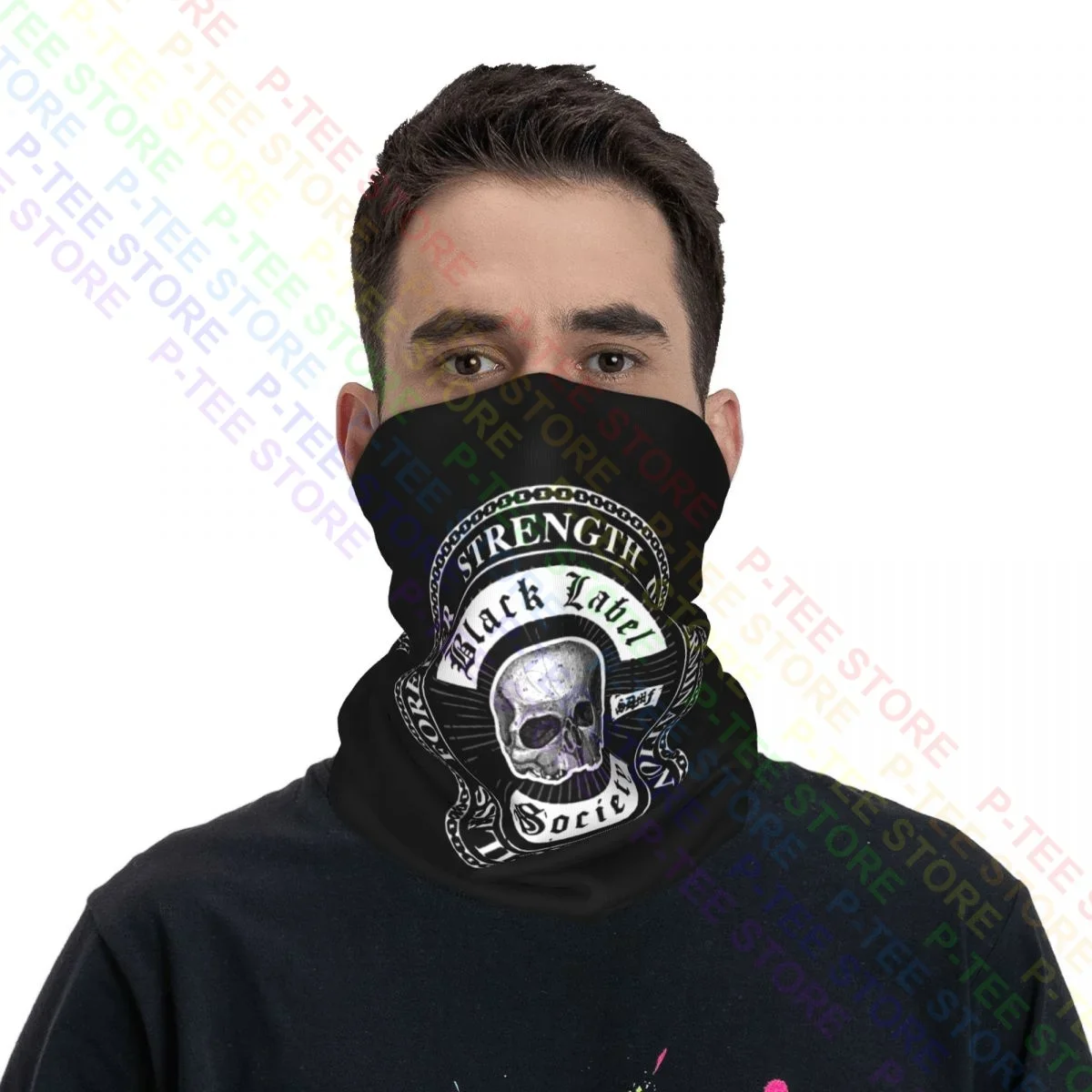 Black Label Society Zakk Wylde Strength Rock Neck Gaiter Бандана Шарф Маска для лица Пеший туризм Быстросохнущая защита от солнца