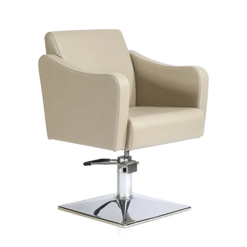 Synthetic leather PVC khaki barber styling hydraulic hairdresser chair