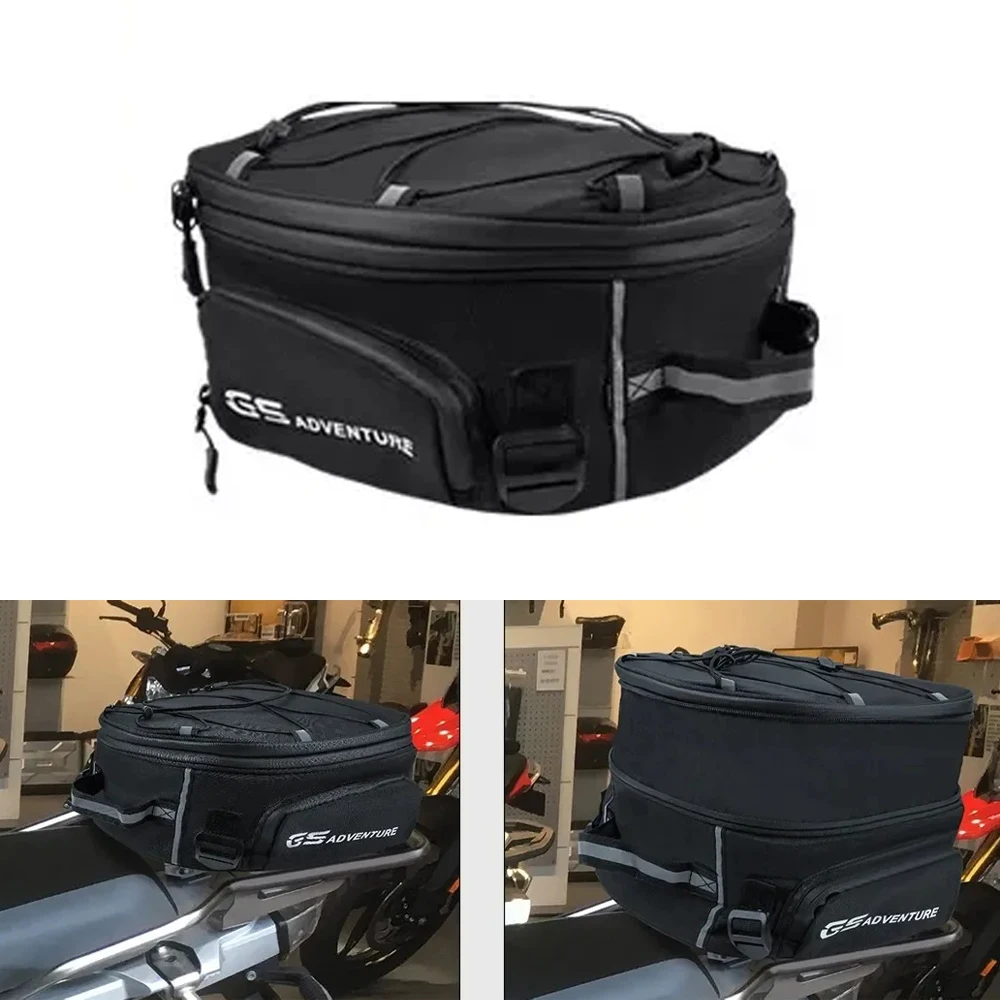 

Motorcycle Black Universal Rear Tail Bags Luggage Rack Bag For BMW R1250GS R1200GS F850GS F750GS R 1200GS LC ADV Adventure