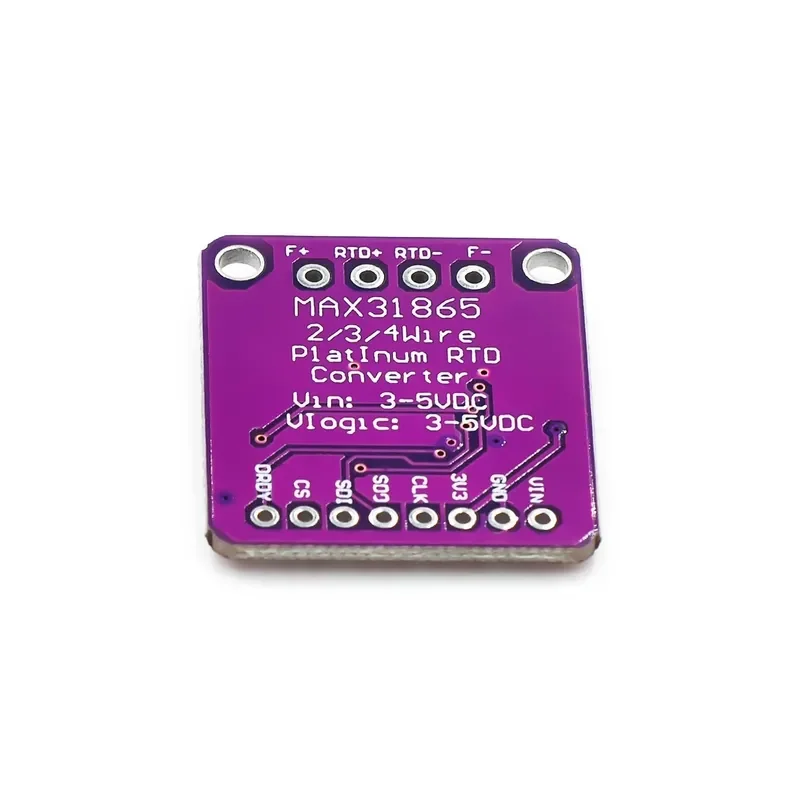 MAX31865 Temperature Sensor Module GY-MAX31865 RTD Digital Conversion Module Electronic DIY Board PT100-PT1000 for Arduino