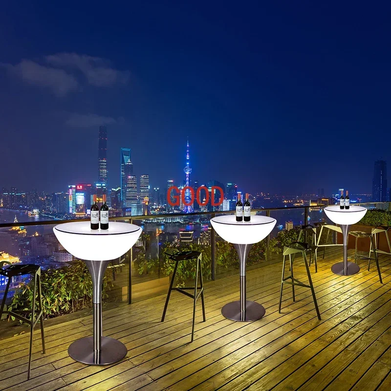 Balcony Bar Table Bar Chair Internet celebrity Round Outdoor