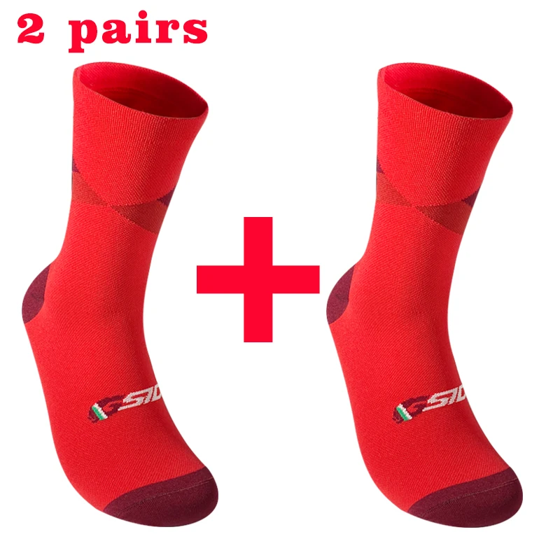 2pairs Professionelle Radfahren Socken Atmungsaktive Road Fahrrad Socken Männer Frauen Outdoor Sport Racing Sport Socken Hohe Qualität – Detail 1