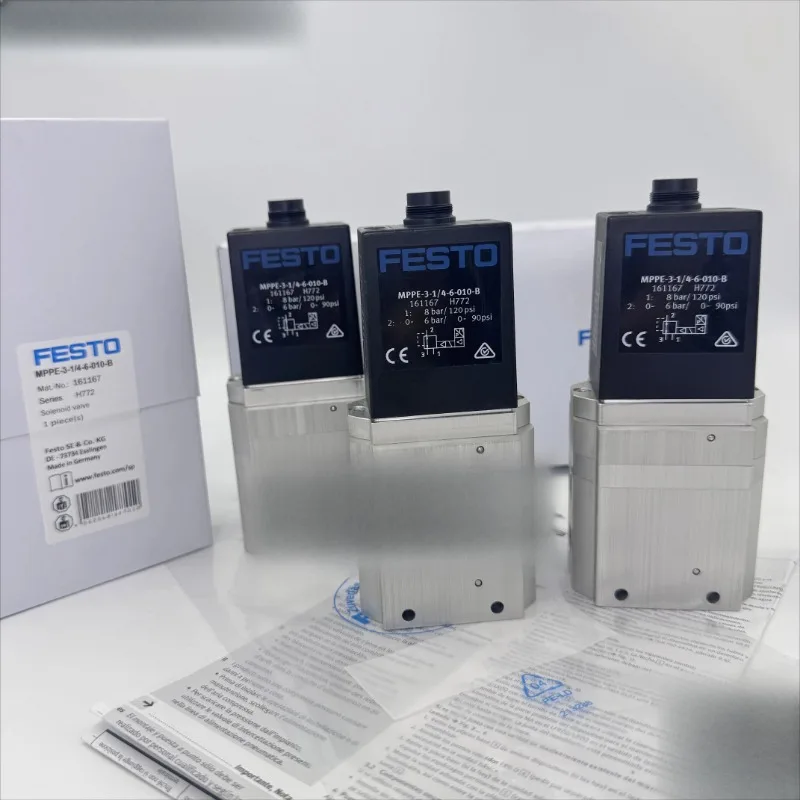 Peças para válvula proporcional FESTO Alemanha original Festo MPPE - 3-1/4 - 6 - 010 - B 161167