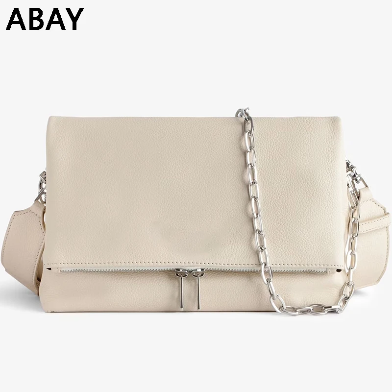 2024 NEW Designer Wing Decoration 2Chains Straps Beige Color Flap Zipper Shoulder Bags For Women Crossbody Bag