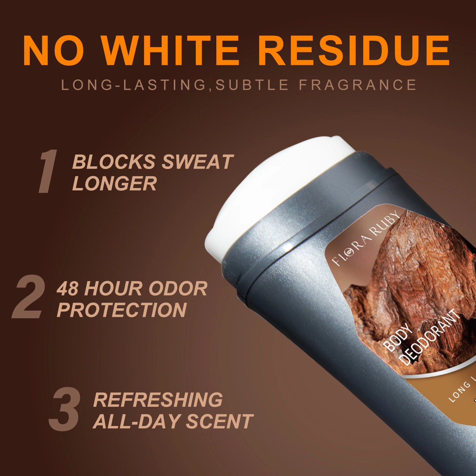 Stik Deodoran Kayu Cendana Pria Anti Keringat Tetap Kering Aroma Tahan Lama Menghilangkan Bau Ketiak Stik Penyegar Ketiak 74G