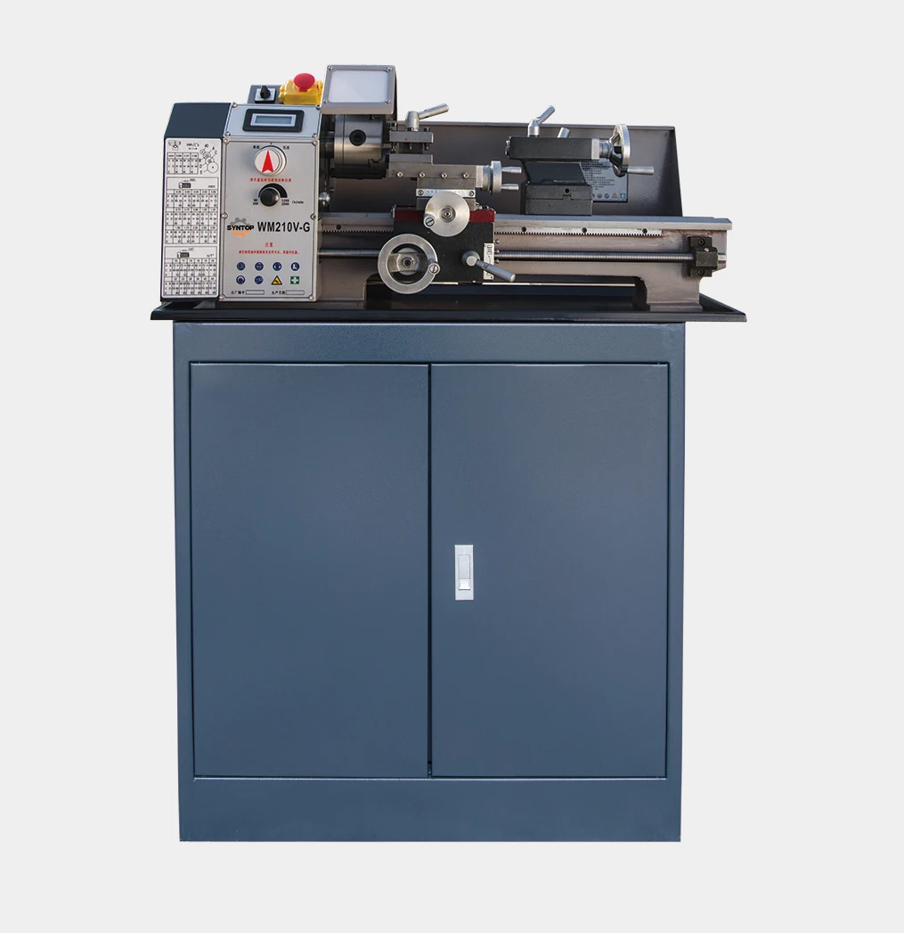 Small Variable Speed Bench Desktop Lathe Machine WM210V/G