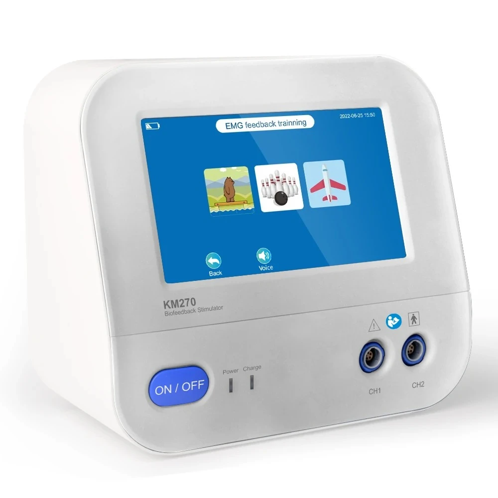 

KONMED 2024 New Model Biofeedback Stimulator 2 Channel Stimulator CE ISO13485 Kegel Exercise Toner Relieve Pelvic Floor Pain