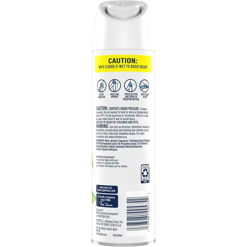 Room Spray Clean Linen Scent Odor Eliminating Long Lasting Freshness 7.3 Oz 6 Count