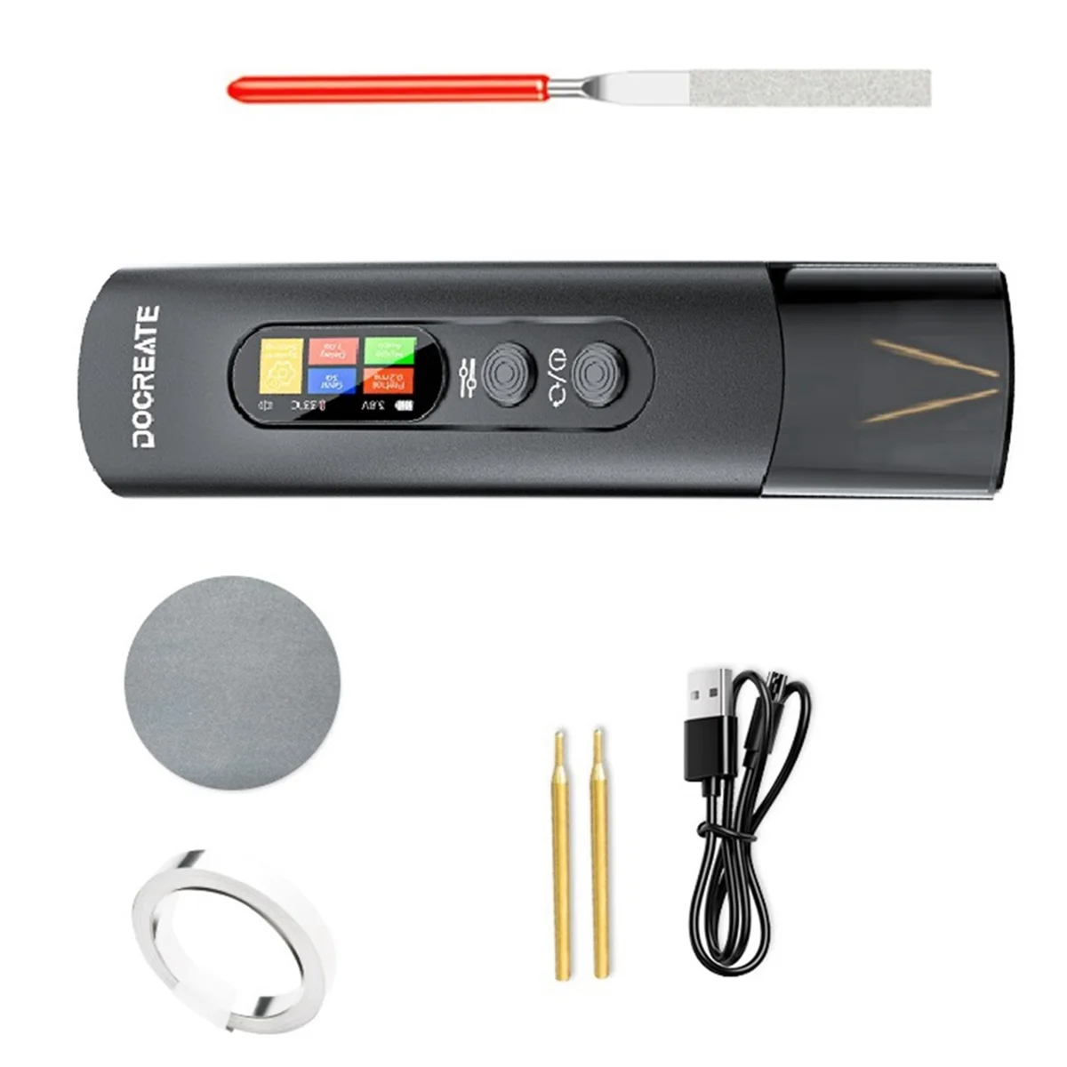 เครื่องเชื่อมแบบจุด AA25 99 ชั้น แบบมือถือ ปรับได้ พร้อมหน้าจอดิจิตอล เครื่องเชื่อมแบบจุดขนาดเล็ก