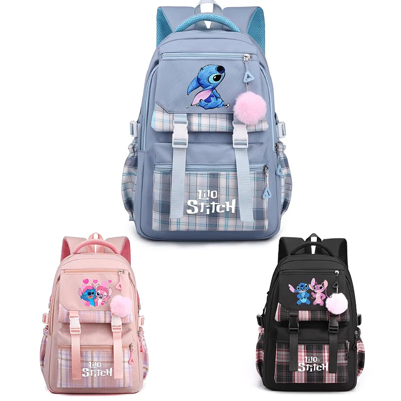 

Lilo Stitch Kid Backpack Boys Girls Bookbag Bag Student Teenager Children Knapsack fashion Schoolbag Rucksack Travel Mochila Bag