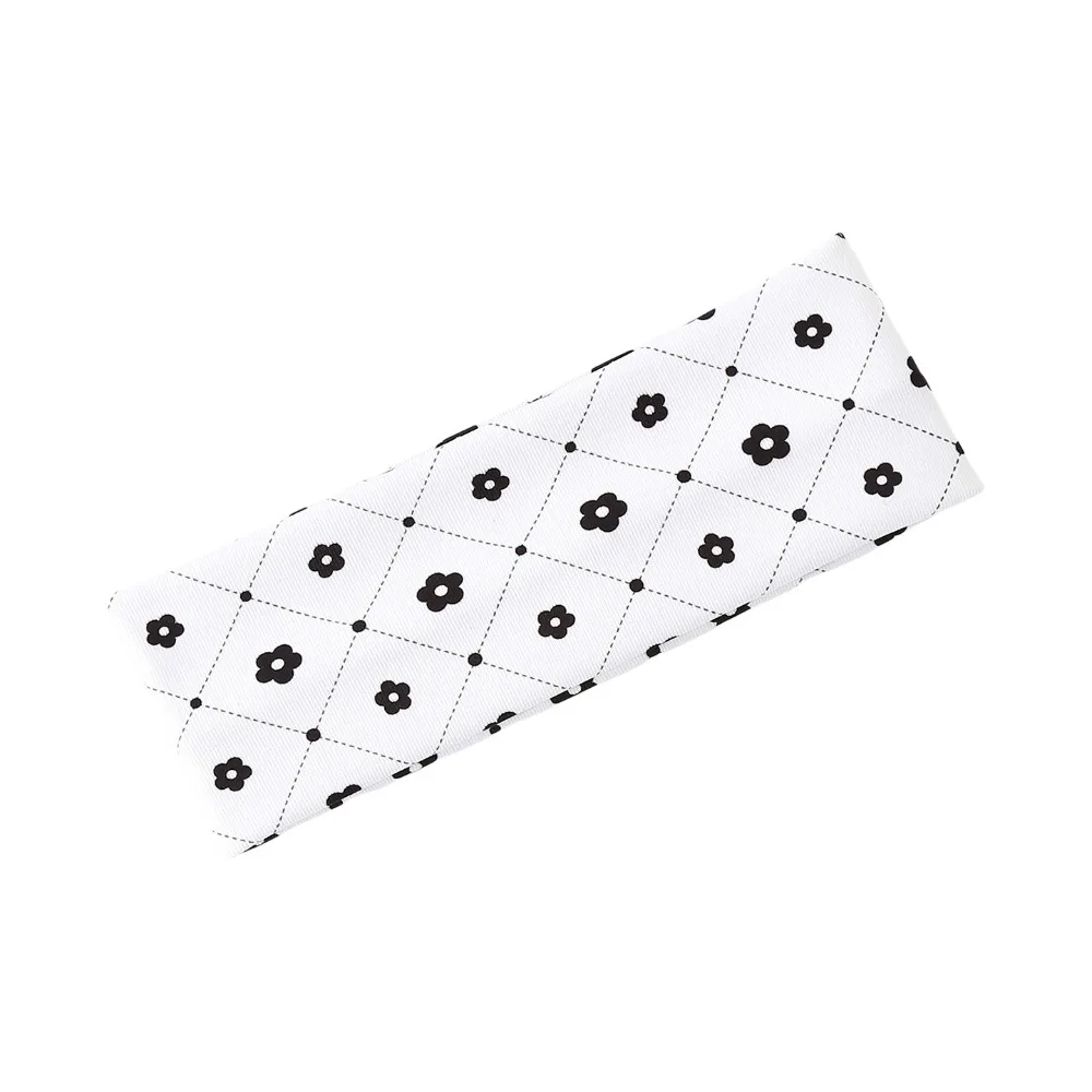 

Fashion Floral Printed Yoga Headband Sweat-absorbent Hair Accessories Makeup Headband Elastic Women's Hairband Sports