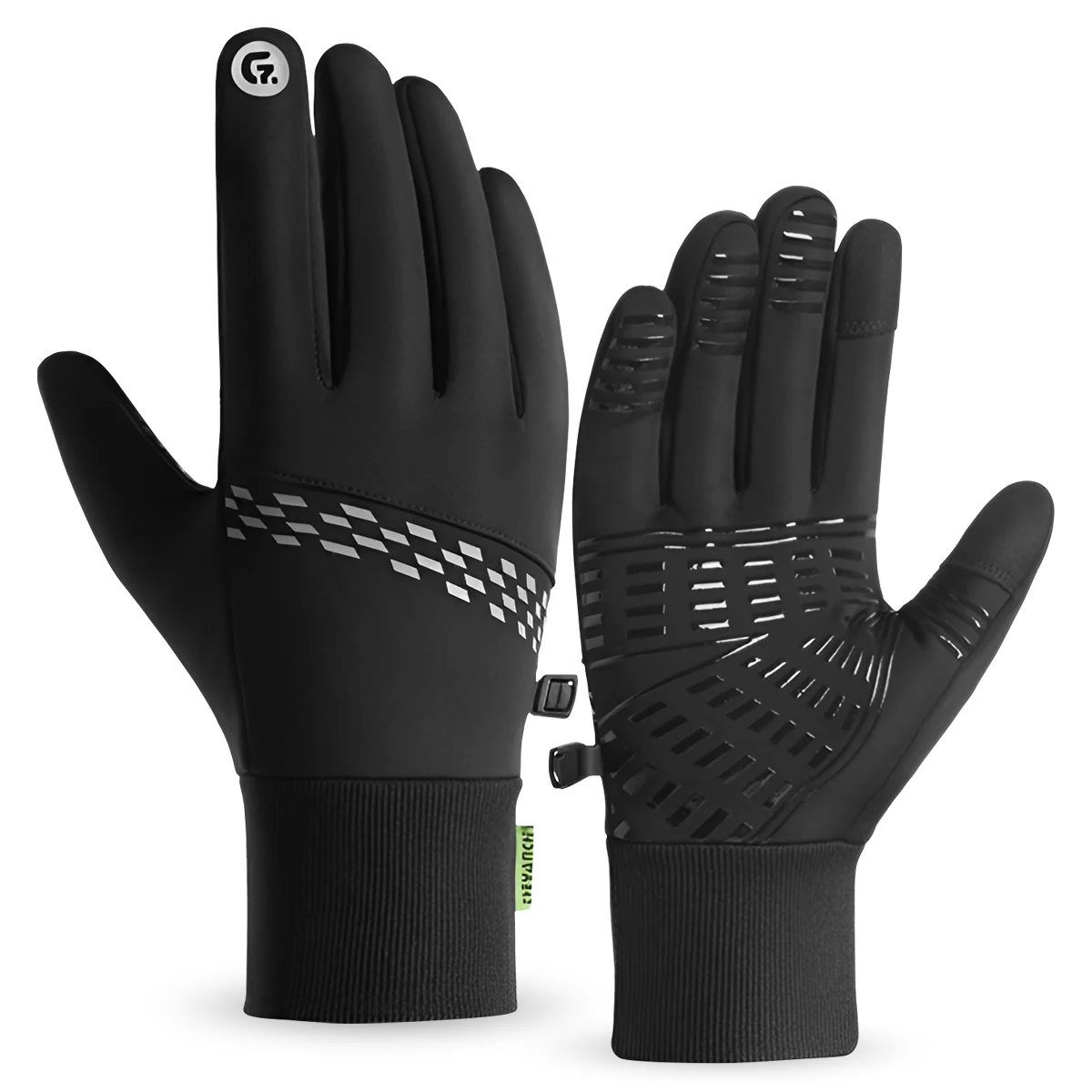 Skihandschuhe, Samt-Touchscreen-Handschuhe, Winter-Samt, kältebeständig, wasserdicht, für Outdoor-Sportarten, Motorrad, Radfahren, Handwärmer
