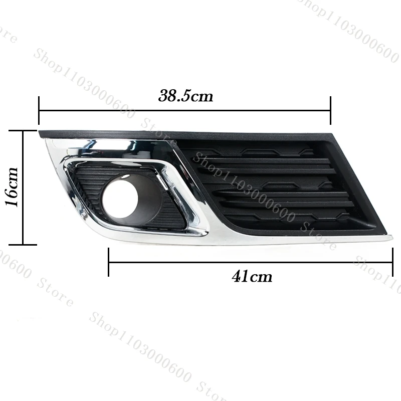 Auto Accessories Fog Lamp Hood Bezel Grille with Chrome Trim For Chevy Traverse 2013 2014 2016 2015 2017
