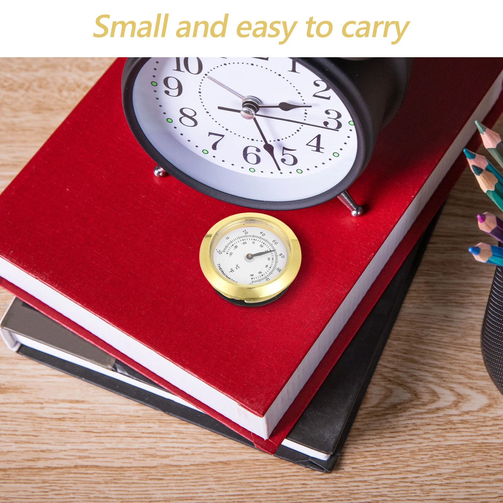 

Small Thermometer Temperature Meter For Home Garden Round Thermometer Outdoor Tea Jar Digital Temperature Gauge